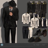 05-BlankLine OldTimeGacha Vest+Tie [Black]