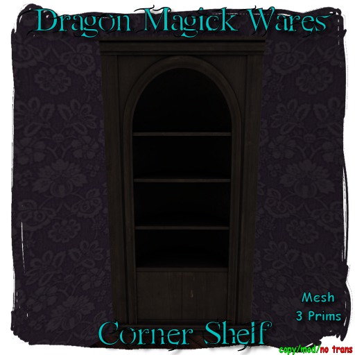 Dragon Magick Wares Corner Shelf