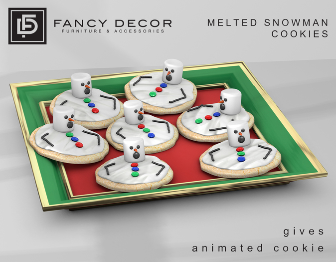 Fancy Decor: Melted Snowman Cookies