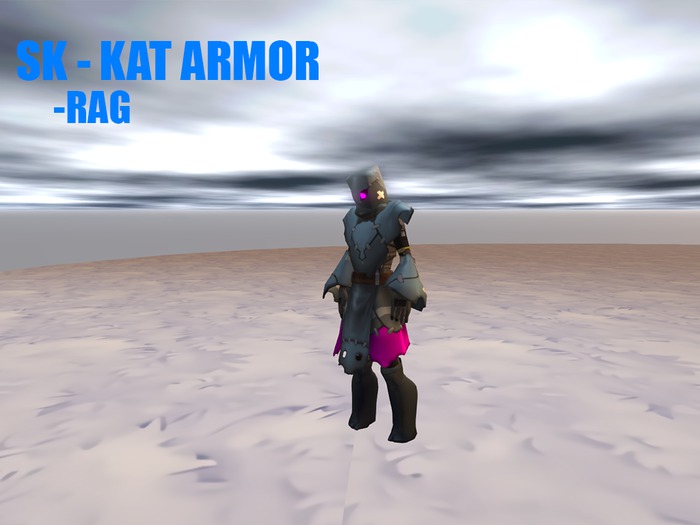 sk kat rags silver armor set