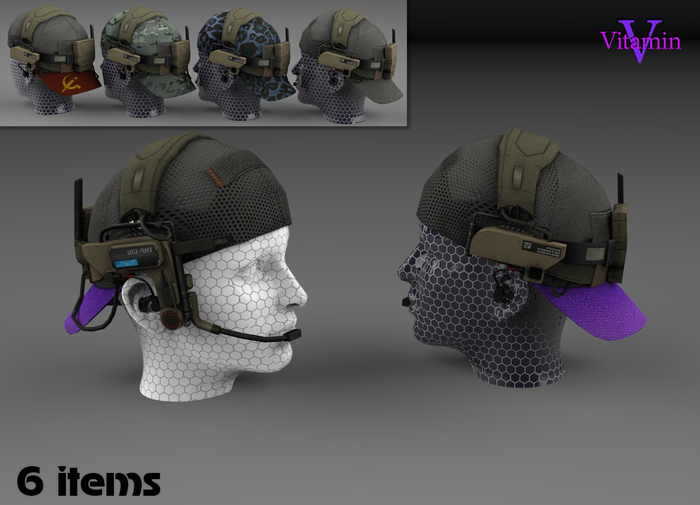 Cap mesh 100% (VitaminV)