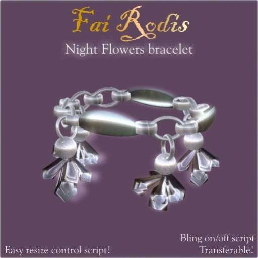FaiRodis Night Flower bracelet L