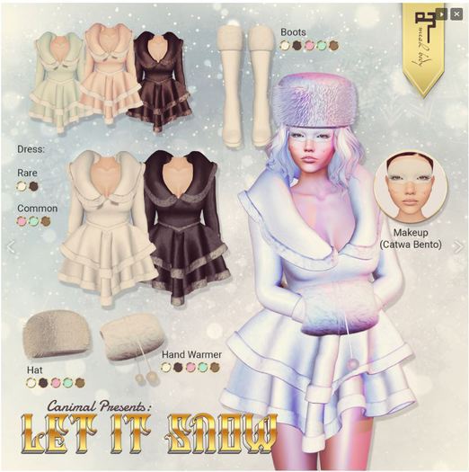 [Canimal] Let It Snow - Hand Warmer Pink