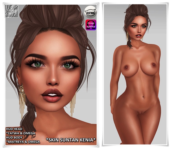 *.::Damn&Sweet::.* Omega & Catwa Skin SunTan Kenia