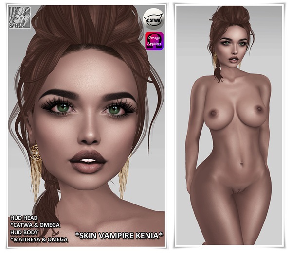 *.::Damn&Sweet::.* Omega & Catwa Skin Vampire Kenia