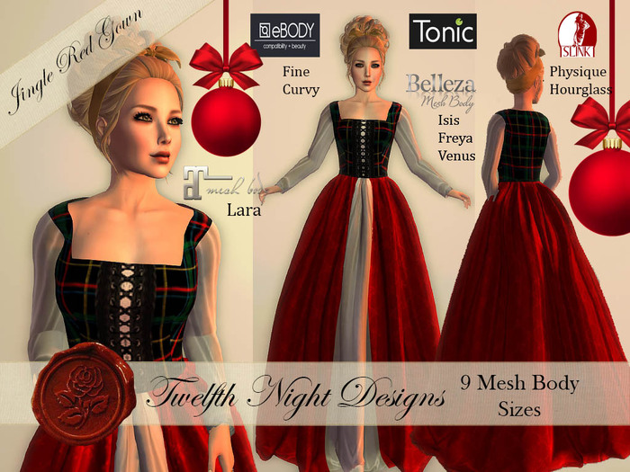 Jingle Red Gown