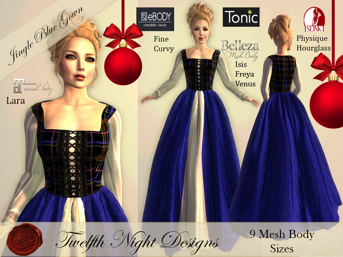 Jingle Blue Gown