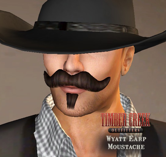[Timber Creek] The Wyatt Earp Moustache-Mesh-Boxed