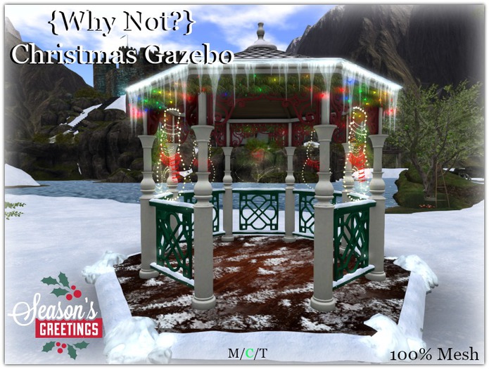 {Why Not?} Christmas Gazebo-Boxed