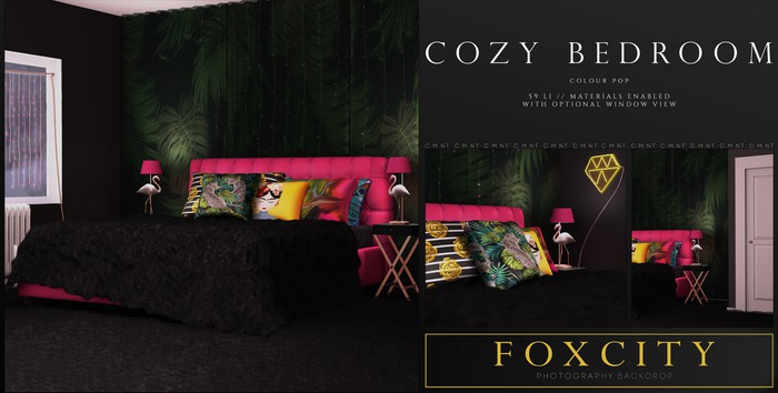 FOXCITY. Photo Booth - Cozy Bedroom (Colour Pop) (HUD. Wear me)