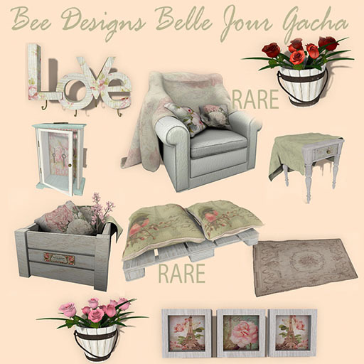 .Bee Designs: Belle Jour Gacha Frames