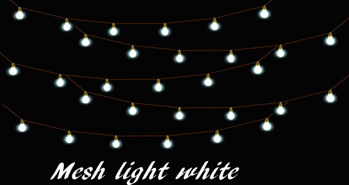 Mesh light white