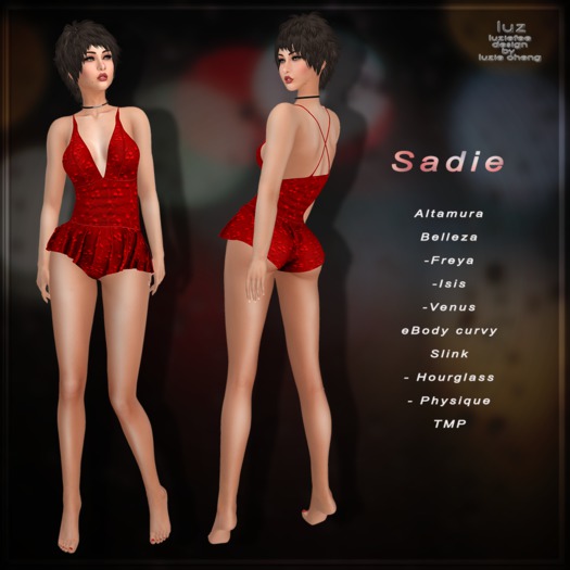 LUZ - Sadie red - box