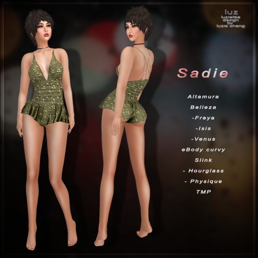 LUZ - Sadie oliv - box