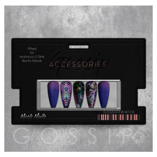 [.G.]Coffin Tipz// Peacock Set I