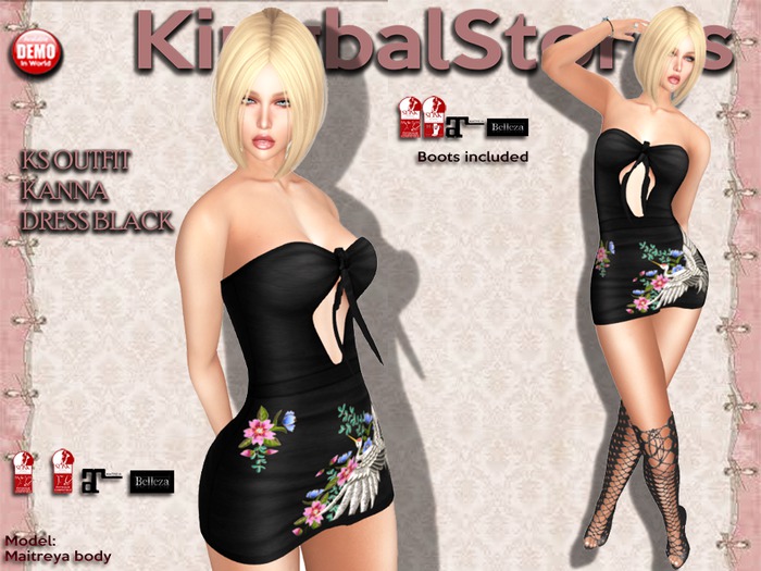 150 KS OUTFIT KANNA DRESS BLACK