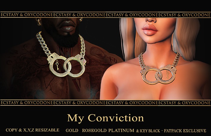 {E&O My Conviction cuffs -ROSE Gold 