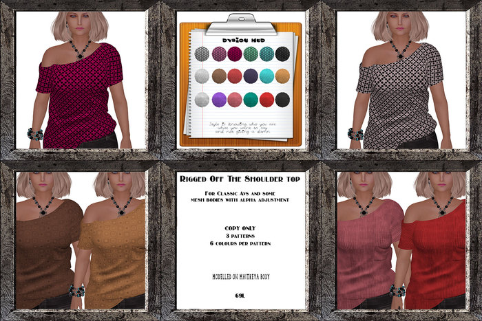 Off The Shoulder Mesh Top