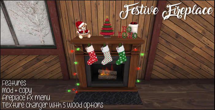 Laridian Festive Fireplace v1
