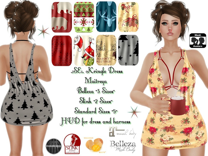.:SE:. Kringle Dress + Harness (Egg)