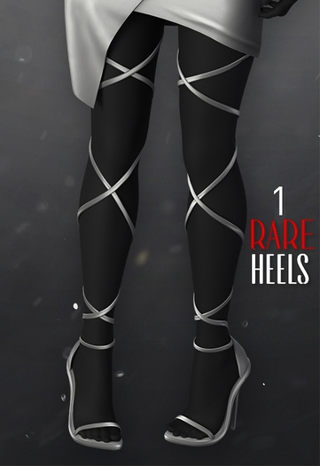 Mossu - Holiday Party(1).Heels - Silver - Freya - RARE
