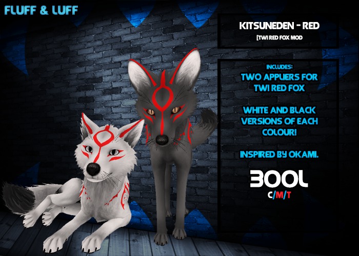 F&L - Kitsuneden - Red Fox Applier Mod - Red Pack