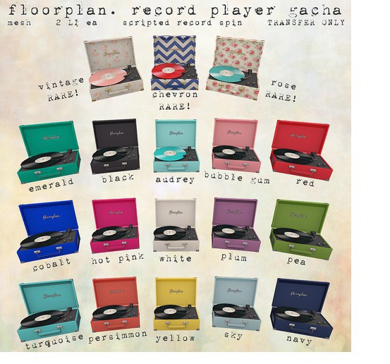 floorplan. record player / pea