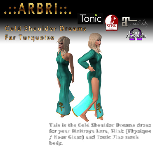 .::Arbri::. Cold Shoulder Dreams (Turquoise)