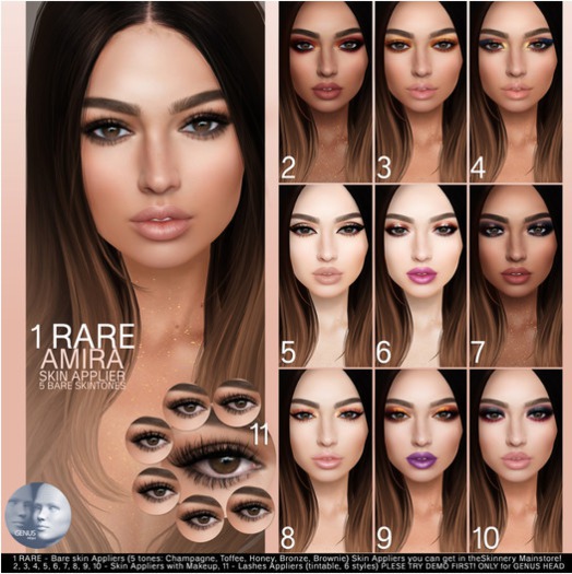 07 GENUS Skin Applier /AMIRA - BROWNIE/ MakeUp 6