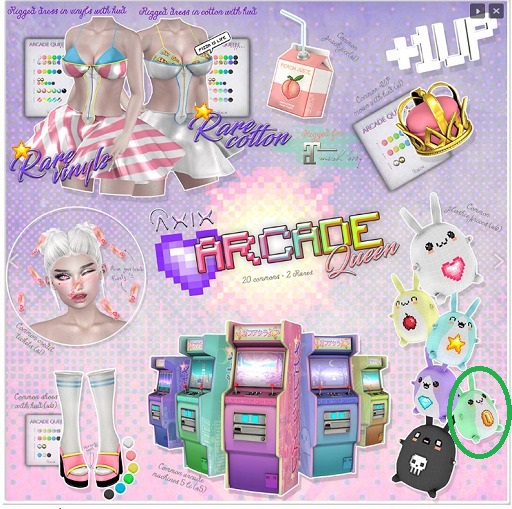 ::Axix:: ArcadeQueen Plushie Prize [Coin]