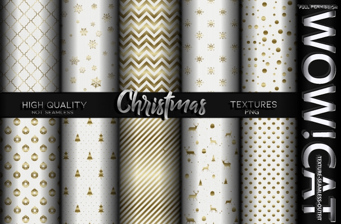 TEXTURE WOW!CAT SPECIAL CHRISTMAS GOLD PACK 45