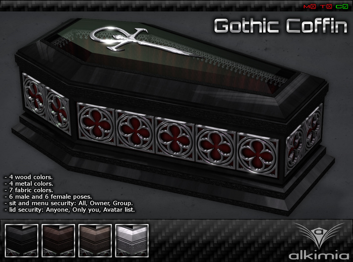 Alkimia - Gothic Coffin BOX (wear)