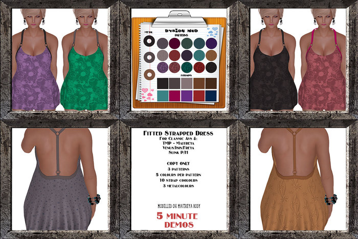 Strapped Fitted Dress DEMOS