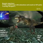Jarassic Exsperience  T-rex &  Eoraptors Crate