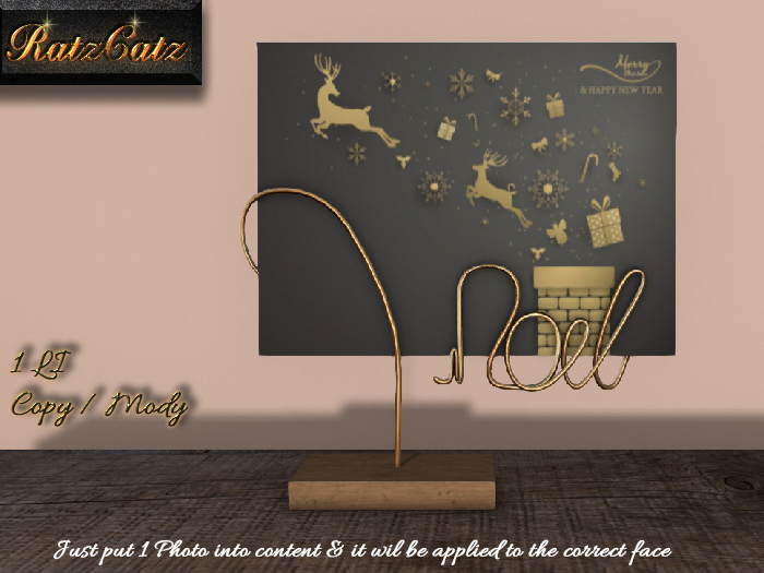 .: RatzCatz :. Postcard Holder *Noel*