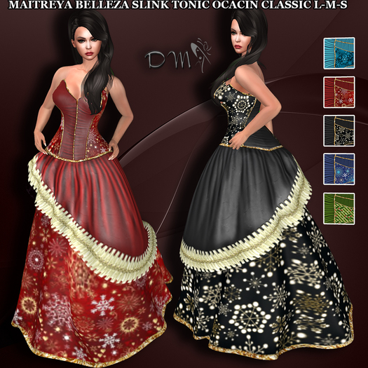 DM Design Silvana Dress Christmas