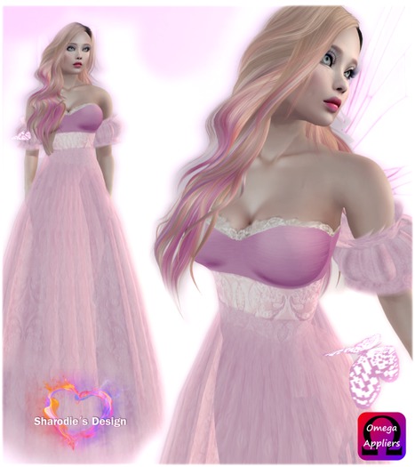 ~*~Shar's Gowns~*~Eva pink *