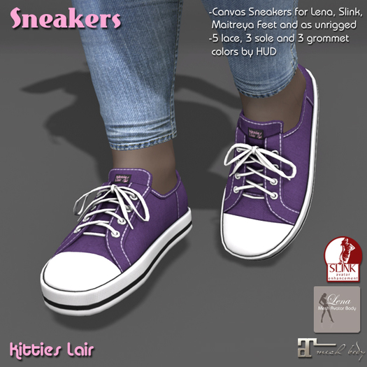 *KL* Canvas Sneakers - Purple