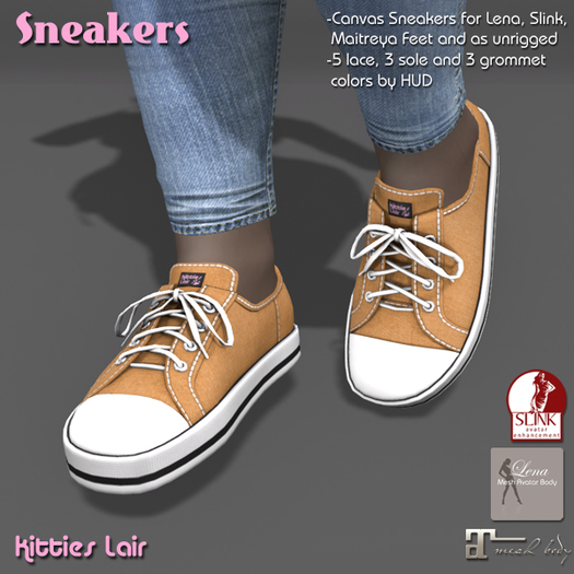 *KL* Canvas Sneakers - Orange