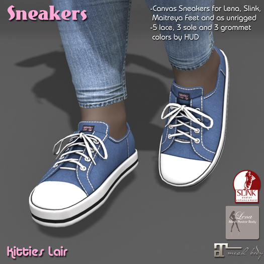 *KL* Canvas Sneakers - Denim
