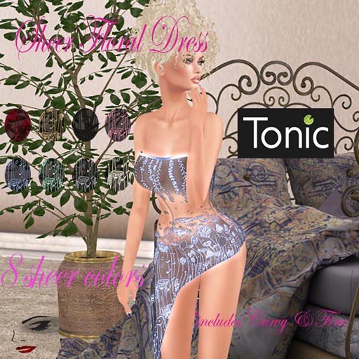 YGTL - TONIC  SHEER FLORAL DRESS