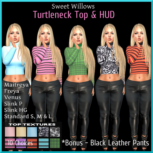 DEMO (SW) Turtleneck Top Demo