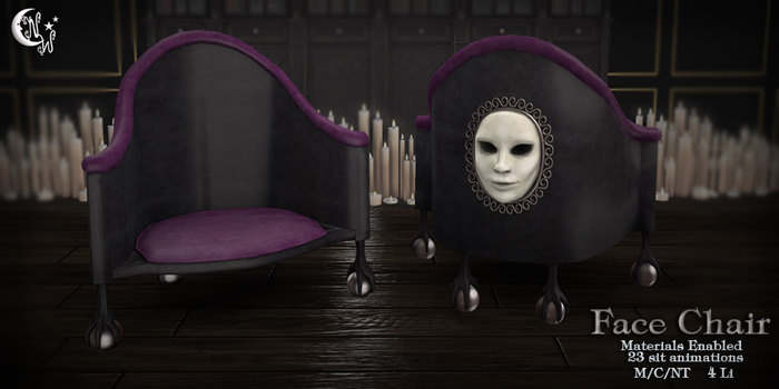 *NW* Face Chair - Purple