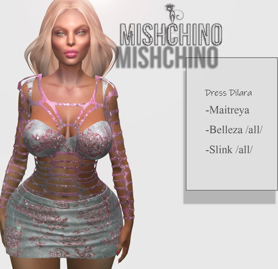 [M] Dress Dilara #greypink