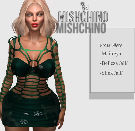 [M] Dress Dilara #christmassy
