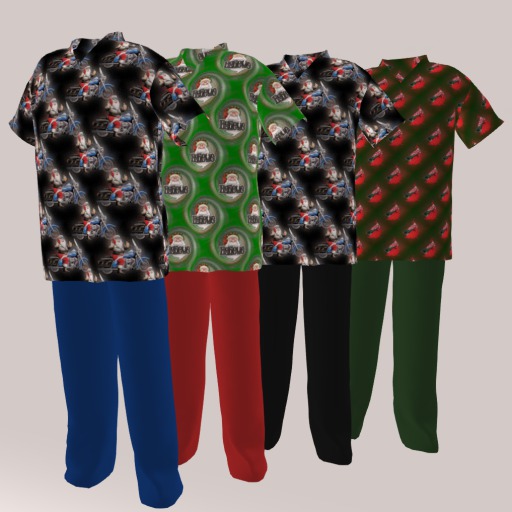 Mens Christmas Scrubs Fatpack