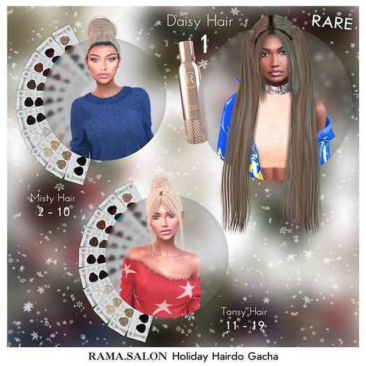 RAMA.SALON - Misty Hair 'REDS' Rezz Me