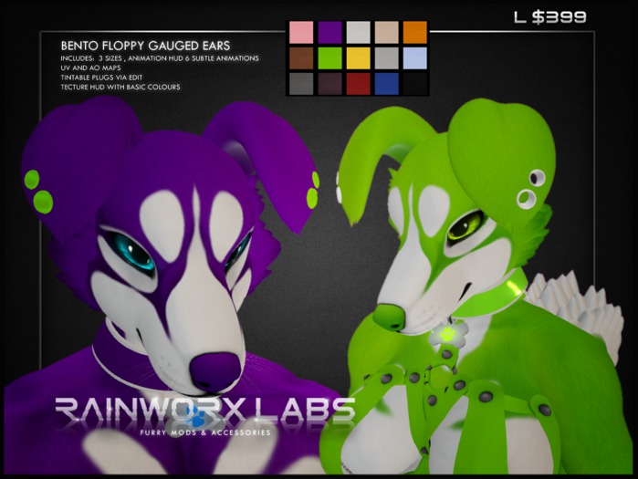 [RL] BENTO Flopped Ears + HUD