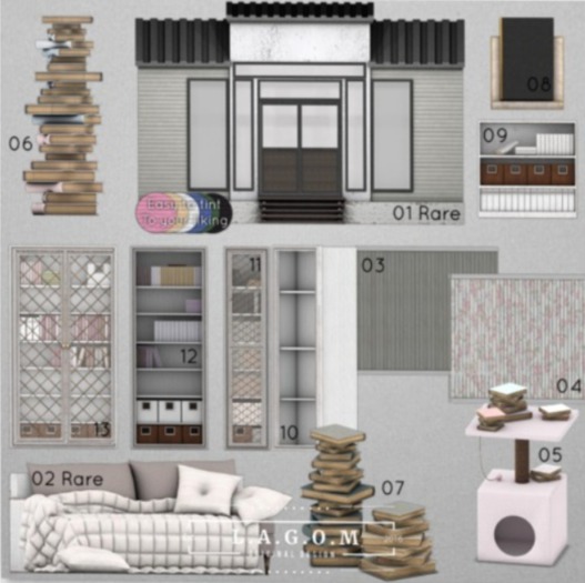 LAGOM - Bookworm [Leaning book] #08