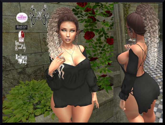 PSD! Lush Dress w/Sleeves